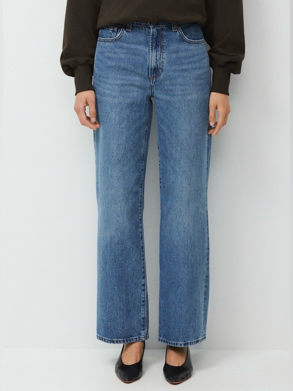 Aritzia Denim Forum The Farrah Hi Rise Wide Jean - Picture 1 of 9